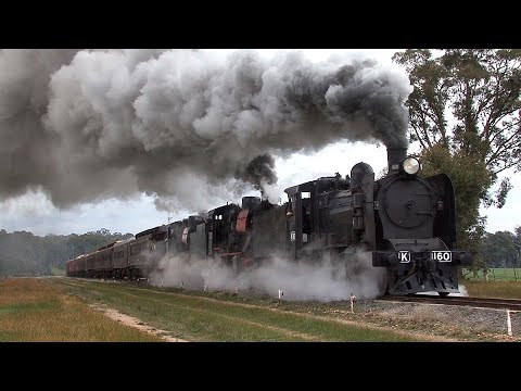 Steam on Show at Victorian Goldfields Railway - Part 1: Australian Trains
