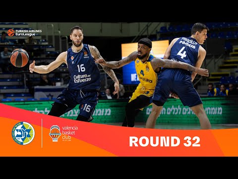 Maccabi-Valencia | FIREPOWER vs. DEFENSE | Round 32 Highlights | 2023-24 Turkish Airlines EuroLeague