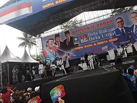 Rhoma Irama kampanye 02 di wonosobo