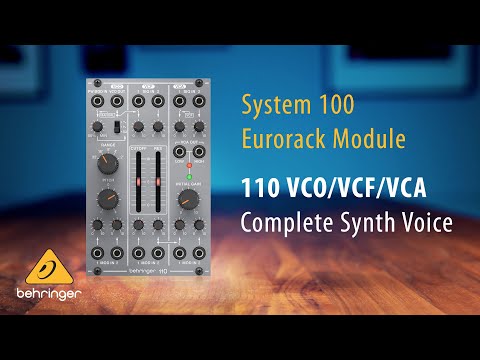 Behringer System 100 – 110 VCO/VCF/VCA Eurorack Module