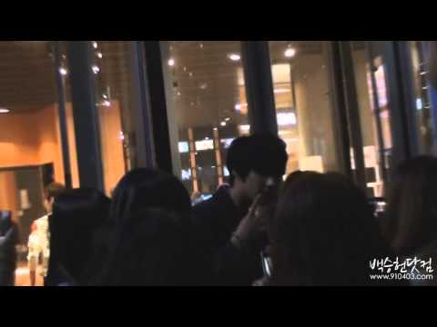 131031 엠카운트다운 백승헌 퇴근 직캠