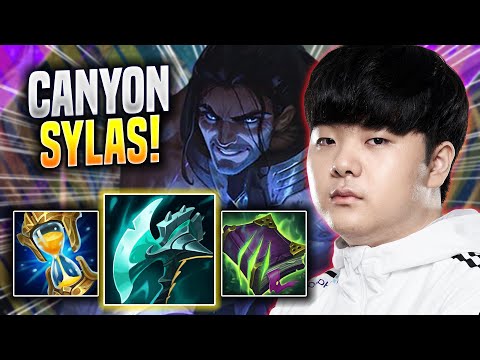 CANYON CRAZY GAME WITH SYLAS! - DK Canyon Plays Sylas JUNGLE vs Nidalee! | Season 2023