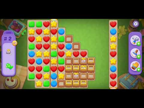 Hard Level 2596| Completed on 1st Attempt 🥳🥳| Matchington Mansion #mobilegame #gamer #maltakhn