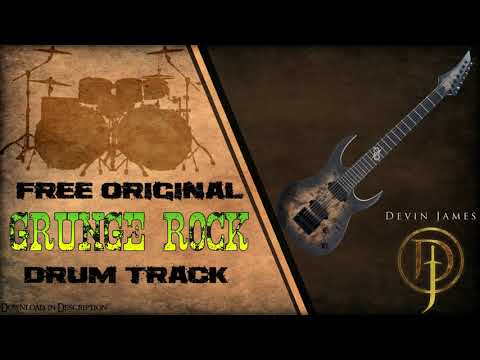 Grunge Rock Styled Free Original Drum Track - 114 BPM (FREE DOWNLOAD)