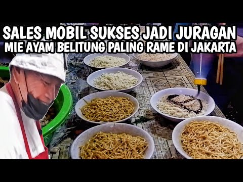 OMSET 20 JT/HARI?! SALES MOBIL JURAGAN JUALAN MIE AYAM BELITUNG JUMBO PALING RAME & BEDO DI JAKARTA