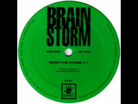 BRAINSTORM - ROCK THE HOUSE ( A ) INSTINCT RECORDS 1990 REF