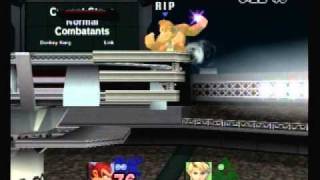 What you've all been waiting for! Drunken Brawl! Ripple (DK) vs. Legan (Samus/Link/Marth) 1/2/3
