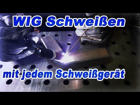 Jedes Schweißgerät kann WIG schweißen - Anleitung, Schlauchpakete, WIG Lift Arc