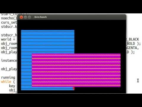 Python curses 18 Background Fix