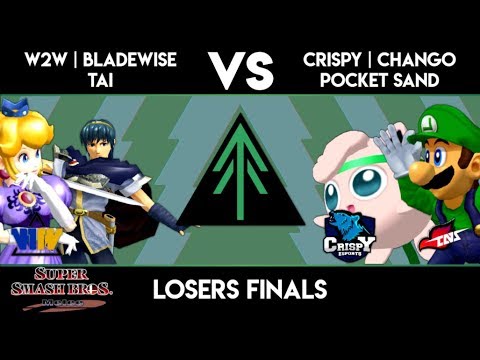 Evergreen Rising #4 - Bladewise + Tai vs Chango + PocketSand - Melee Doubles Losers Finals