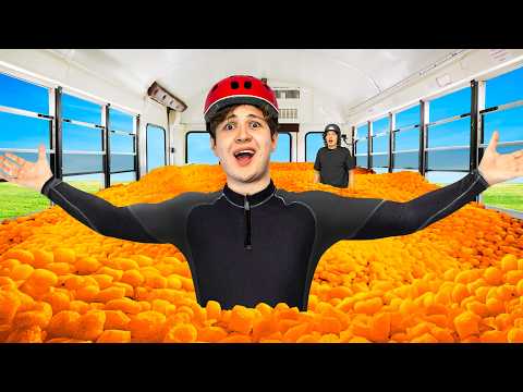 Llené Mi Autobús Escolar Con Cheetos
