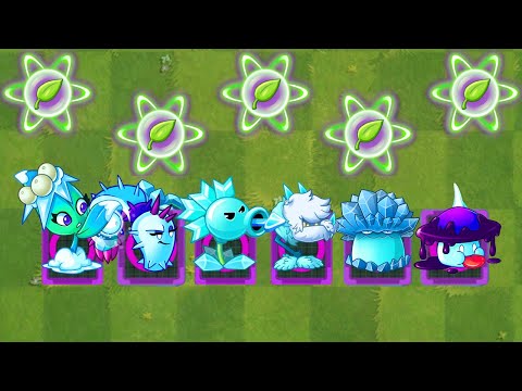 Every BLUE & PURPLE Plants VS 999 Brickhead Zombie - PvZ 2 Challenge
