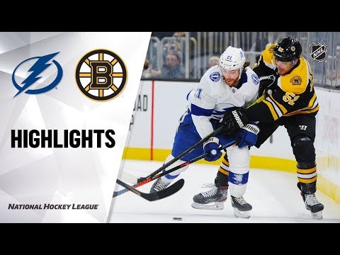 NHL Highlights | Lightning @ Bruins 3/7/20