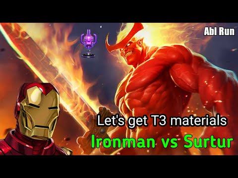 Tier 4 Iron man vs Surtur | Alliance Battle Legend | Marvel Future Fight