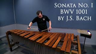 Bach on marimba - Sonata No 1 in G minor BWV 1001 | Adagion | by J.S. Bach