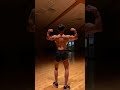 teen bodybuilder back double bicep, no edits