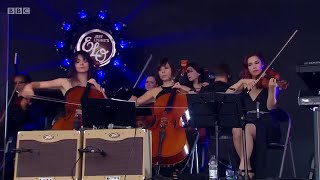 Roll Over Beethoven Jeff Lynne&#39;s ELO Live with Rosie Langley and Amy Langley, Glastonbury 2016
