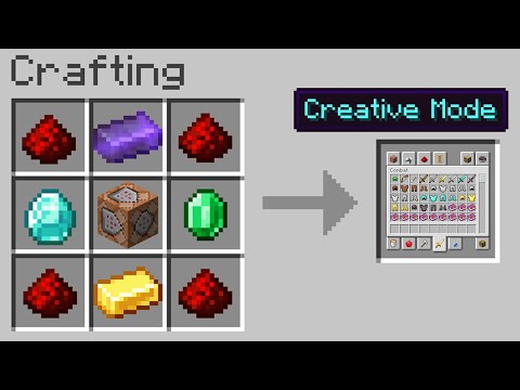 Minecraft but you can craft CREATIVE MODE...