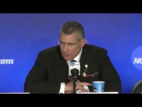 South Carolina coach Frank Martin responds to question from young reporter