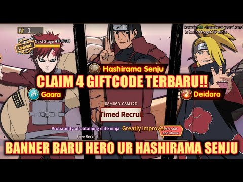 RILIS!! UR HASHIRAMA SENJU + CLAIM 4 GIFTCODE BARU 🔥 Konoha Legend