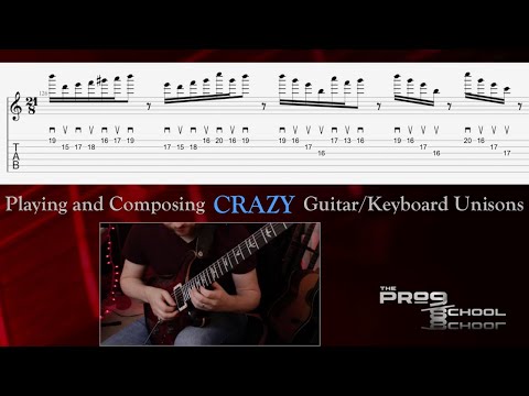 How to Write Shredding Guitar/Keyboard Unisons!!