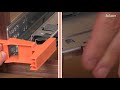 Tip-on BLUMOTION front gap template