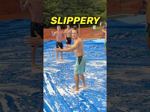OH WAIT… IT’S SLIPPERY 😂
