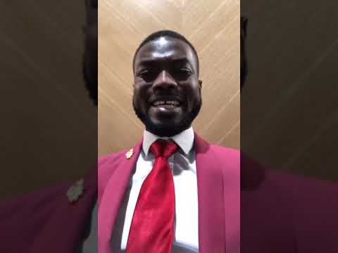 Rev Dr Abbeam Ampomah Danso on his way from London to Ghana