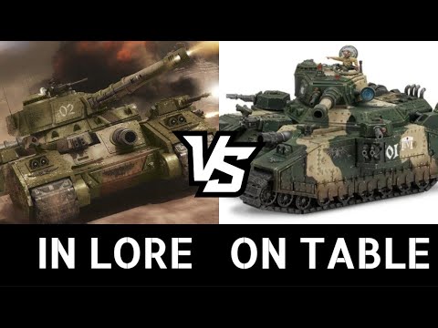 Baneblade Super Heavy Tank: Warhammer 40K In Lore and On the Tabletop