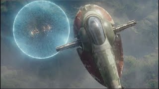 Boba Fett uses SEISMIC CHARGE in Slave I again 🥵🥵 | Star Wars The Mandalorian Ep 15