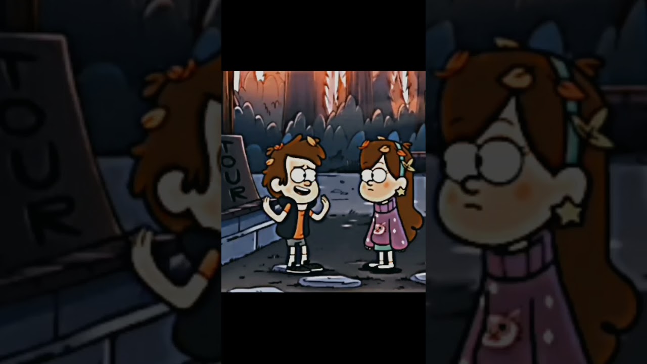 Awkward sibling hug :) #GravityFalls#edit#shorts