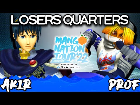 Akir vs Prof - Losers Quarters - Mang0 Nation Tour '22 Southeast