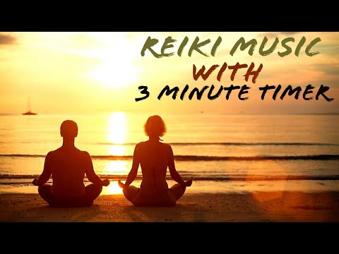 Reiki Music 3 Minutes Bell | 24 Positions |Tibetan Bell Timer | YIN YOGA TIMER