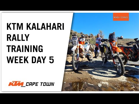 KTMCapeTown kalahari rally training day 5