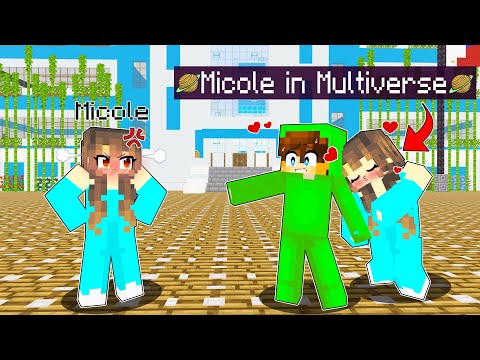 OLIP TV - MICOLE Gets JELOUS From Another MICOLE in MULTIVERSE | Micole VS Micole KALDAG BATTLE!😂 | Minecraft