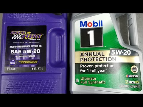 IS SYNTHETIC MOTOR OIL BETTER FOR YOUR CAR? | Royal Purple vs. Mobil 1