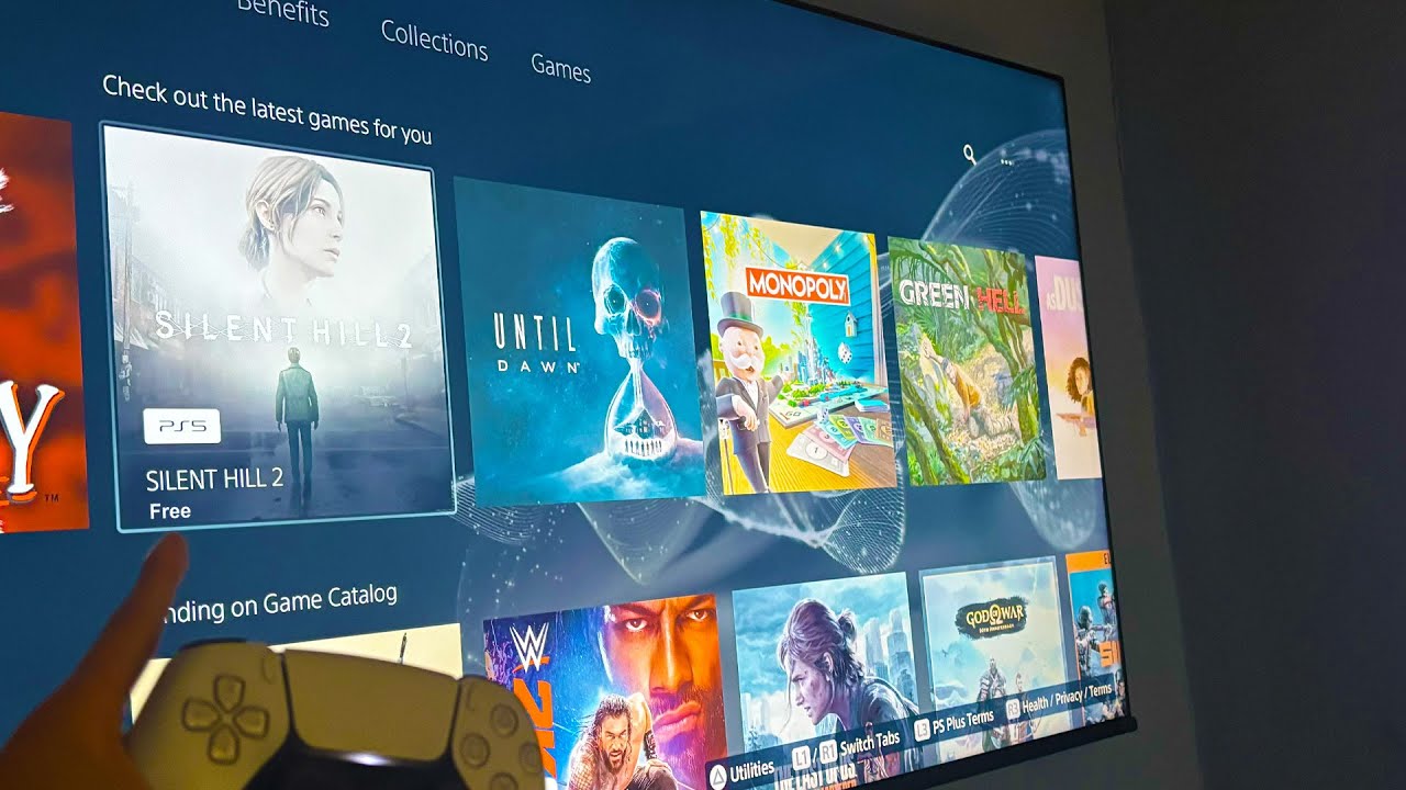 Alan Wake 2 running on a Playstation 5 console