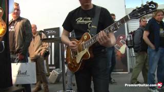 Musikmesse '13 - Ruokangas Guitars Unicorn Artisan, Mojo Grande 12, & Mojo King Demos