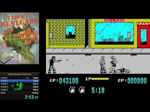 Target Renegade (Spectrum 128K) - speedrun 9:47
