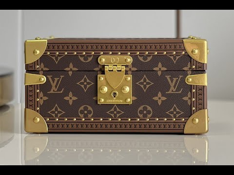 Louis Vuitton M20292 Jewelry Trunk in Monogram Canvas with Pink Interior