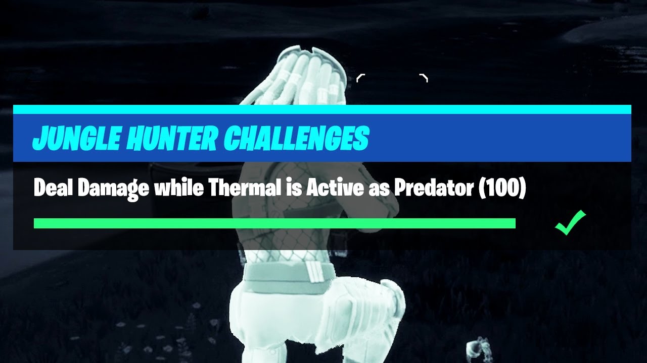 Cómo hacer daño con la tecnología térmica activa como Depredador en Fortnite