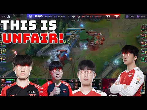 This is UNFAIR! T1 TOWER DIVE coordination is VERY SCARY | POG