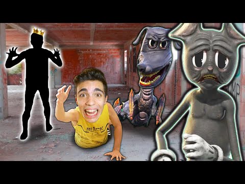 "RE MISTERO" MI DA IN PASTO ALL'EVOLUZIONE CATTIVA DI CARTOON DOG IN UNA CASA ABBANDONATA!😱*pauroso*