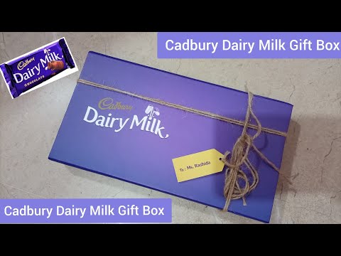 Cadbury Dairy Milk Gift Box Unboxing