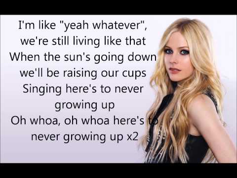 Here's to never growing up Lyrics - Avril Lavigne