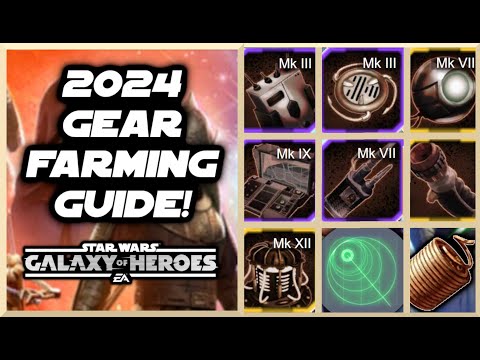 My Comprehensive Gear Farming Guide for 2024 in Star Wars Galaxy of Heroes!!!