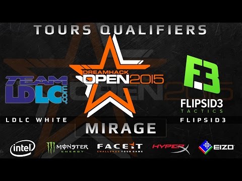 LDLC.White vs Flipsid3 Tactics - Mirage (Dreamhack Open 2015 Tours Qualifiers)
