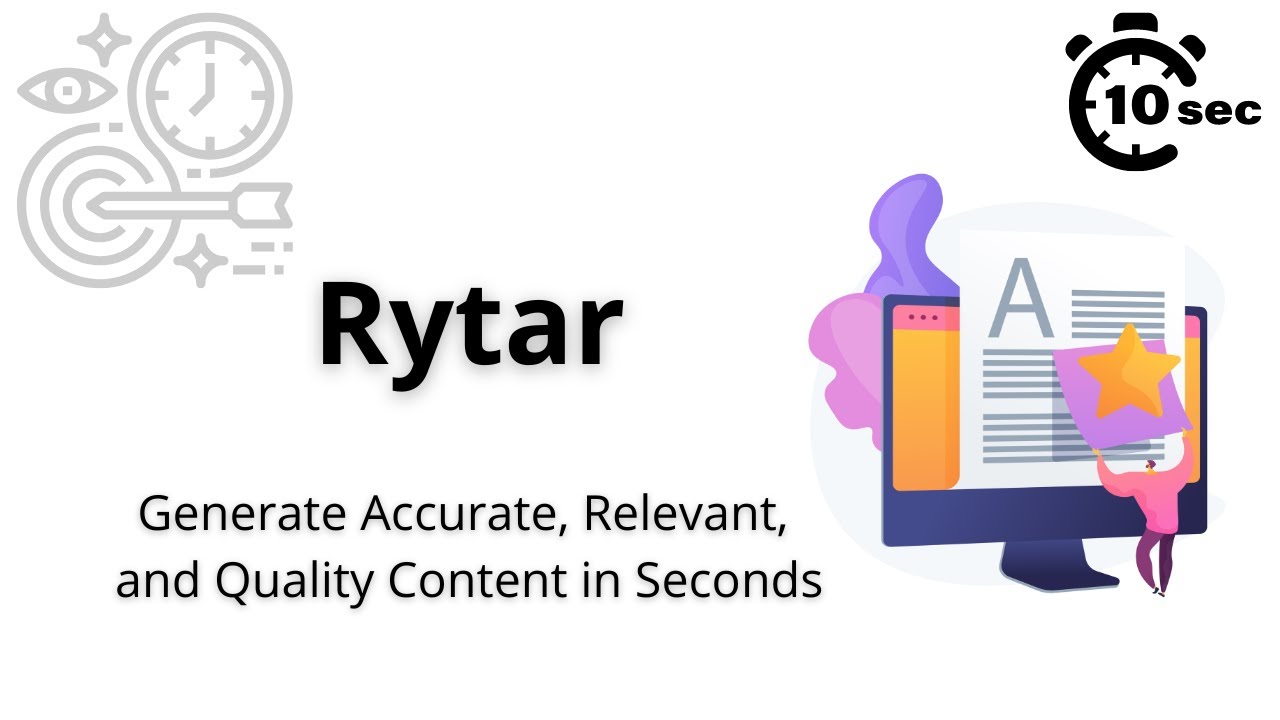 Generate Accurate & Quality Content in Seconds with Rytar | Rytar Demo