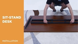 How to Install Electric Height Adjustable Sit-Stand Desk - M06-23D