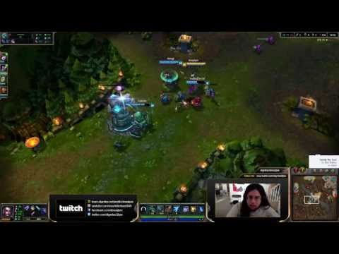 imaqtpie plays Vayne with Lulu vs Lucian Malphite bot lane